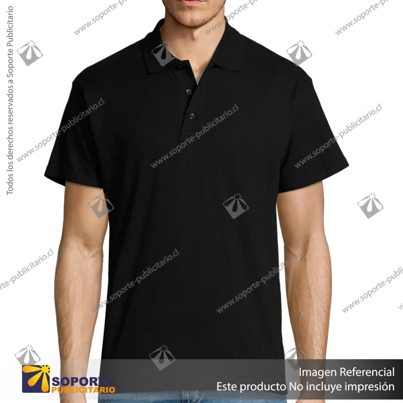 POLERA CON CUELLO SUMMER II/2XL/NEGRO