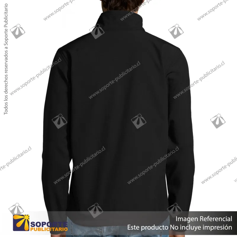 CHAQUETA SOFTSHELL RACE HOMBRE/XL/NEGRO