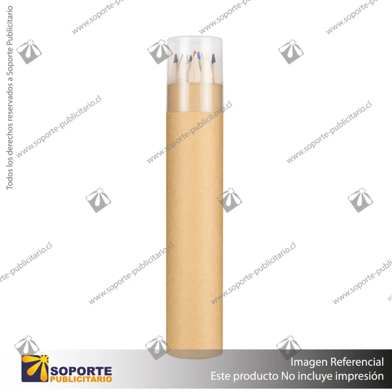 SET DE LAPICES COLORES ECO 12 TUBO/KAKI/KAKI