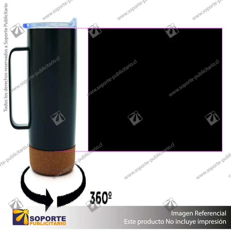 MUG STREET/NEGRO/A.INOX/HIER