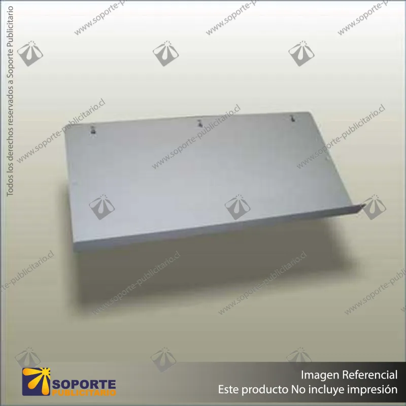 SLOPING METAL SHELVES