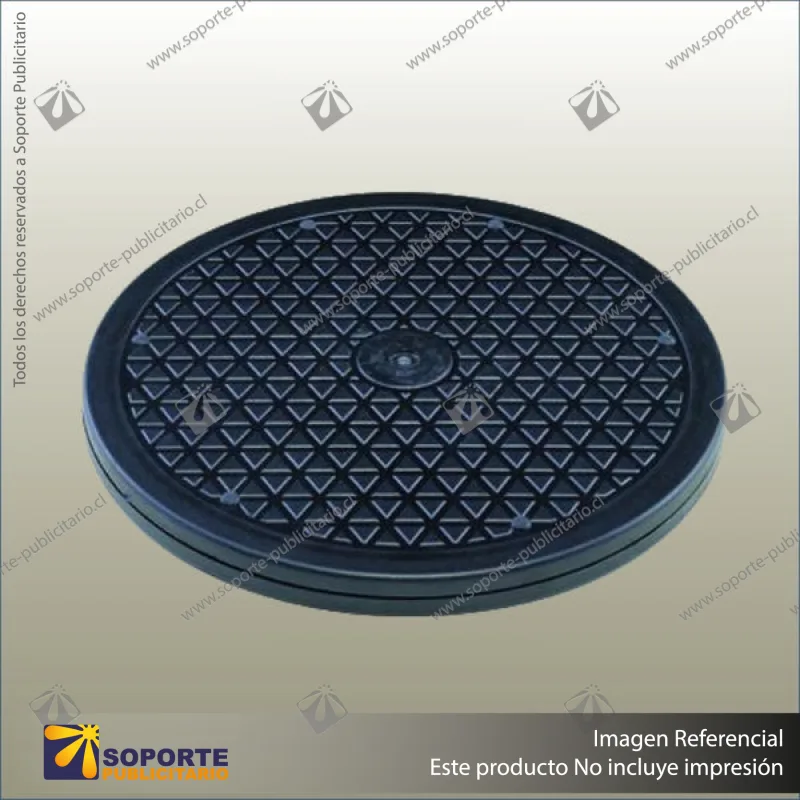 PLASTIC TURNTABLE FOR ROTATING DISPLAY UNITS