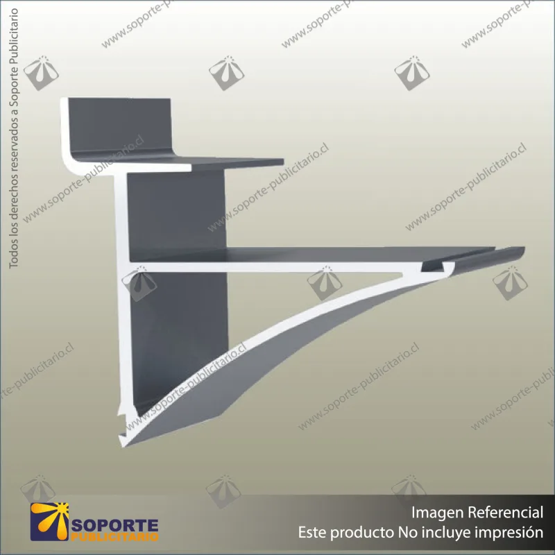 ALUMINIUM SHELF BRACKETS (FOR 6MM-18MM SHELVES)