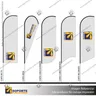 MASTIL CURVO VELA PRO 220*70 CMS (280 CMS) PARA BANDERA PUBLICITARIA (C40), foto 8