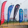 MASTIL CURVO VELA PRO 520*100 CMS (550 CMS) PARA BANDERA PUBLICITARIA (C25), foto 3