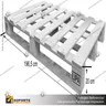 PALLET MADERA BASE PERIMETRAL 200*120 CMS, foto 3