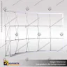 PANEL ARAÑA TEXTIL CURVO 5 CUERPOS (350*230 CMS) + CARRO BASICO + FOCOS HALOGENO, foto 3