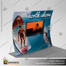 PANEL PUBLICITARIO TUBO TEXTIL CONCAVO 240*230 CMS + CARRO BASICO + FOCOS HALOGENO, foto 2