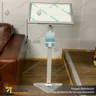 PEDESTAL SANITARIO METALICO BASE TRIANGULAR + CAJA DE LUZ MARCO CLIP FORMATO A3 (29.7*42 CMS), foto 5