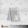 PORTA FOLLETO EN PORTA GRAFICA ACRILICO A5 (14.8*21 CMS) FORMATO A VERTICAL 1.5 MM, foto 3
