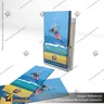 PORTA FOLLETO EN PORTA GRAFICA ACRILICO A6 (10.5*14.8 CMS) FORMATO MURO VERTICAL 1.5 MM, foto 4