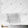 PORTA GRAFICA ACRILICO A4 (21*29.7 CMS) FORMATO A HORIZONTAL 2 MM, foto 3