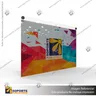 PORTA GRAFICA ACRILICO A5 (14.8*21 CMS) FORMATO MURO HORIZONTAL 1.7 MM (C12), foto 3