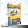 PORTA GRAFICA ACRILICO CON TARJETERO A3 (29.7*42 CMS) MURO VERTICAL 2 MM + VENTOSAS, foto 1