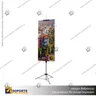 PORTA PENDON ATRIL TRIPODE PRO ALUMINIO MEDIDA AJUSTABLE 1.30 A 2.2 MTS (C20), foto 4
