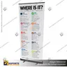 PORTA PENDON ROLLER EURO BASE COLOR NEGRO 80*200 CMS (C12), foto 12