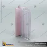 PORTA STOPPER FLEXIBLE CON ADHESIVO 75*38*38 MM ESPESOR GRAFICA 3-5 MM, foto 4
