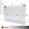 TARJETERO EN PORTA GRAFICA ACRILICO A3 (29.7*42 CMS) FORMATO MURO HORIZONTAL 2.5 MM, photo 3