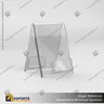 TARJETERO EN PORTA GRAFICA ACRILICO A5 (14.8*21 CMS) FORMATO A VERTICAL 1.5 MM, foto 2