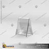 TARJETERO EN PORTA GRAFICA ACRILICO A6 (10.5*14.8 CMS) FORMATO A VERTICAL 1.5 MM, foto 6
