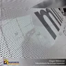 VINILO ADHESIVO BLANCO PERFORADO 140 MICRAS 1.37*50 MTS (WINDOWS VISION), foto 4