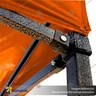 CARPA 2*2 MTS COLOR NARANJA PARA TOLDO PUBLICITARIO (C10), foto 8