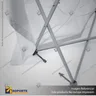 PANEL ARAÑA TEXTIL CURVO 4 CUERPOS (280*230 CMS), foto 6