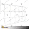 PANEL ARAÑA TEXTIL RECTO 5 CUERPOS (375*230 CMS), foto 2