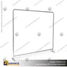 PANEL PUBLICITARIO TUBO TEXTIL RECTO 240*230 CMS, foto 2