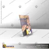 TARJETERO EN PORTA GRAFICA ACRILICO A5 (14.8*21 CMS) FORMATO L VERTICAL 1.5 MM, foto 6