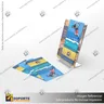 PORTA FOLLETO EN PORTA GRAFICA ACRILICO A5 (14.8*21 CMS) FORMATO L VERTICAL 3 MM, photo 3