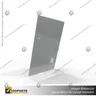 PORTA GRAFICA ACRILICO A6 (10.5*14.8 CMS) FORMATO L VERTICAL 1.7 MM (C50), foto 12
