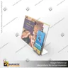 PORTA FOLLETO EN PORTA GRAFICA ACRILICO A3 (29.7*42 CMS) FORMATO L HORIZONTAL 2.5 MM, photo 1