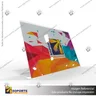 PORTA GRAFICA ACRILICO A4 (21*29.7 CMS) FORMATO L HORIZONTAL 1.7 MM (C12), foto 10