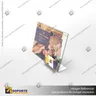 TARJETERO EN PORTA GRAFICA ACRILICO A4 (21*29.7 CMS) FORMATO L HORIZONTAL 2 MM, foto 4