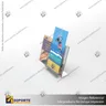 PORTA FOLLETO EN PORTA GRAFICA ACRILICO A5 (14.8*21 CMS) FORMATO L HORIZONTAL 1.5 MM, foto 6