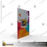 PORTA GRAFICA ACRILICO A5 (14.8*21 CMS) FORMATO T VERTICAL 1.7 MM (C12), foto 2
