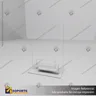 TARJETERO EN PORTA GRAFICA ACRILICO A5 (14.8*21 CMS) FORMATO T VERTICAL 1.5 MM, foto 2