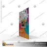 PORTA GRAFICA ACRILICO A6 (10.5*14.8 CMS) FORMATO T VERTICAL 1.7 MM (C50), foto 1