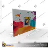 PORTA GRAFICA ACRILICO A4 (21*29.7 CMS) FORMATO T HORIZONTAL 1.7 MM (C12), foto 2