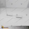 TARJETERO EN PORTA GRAFICA ACRILICO A4 (21*29.7 CMS) FORMATO T HORIZONTAL 2 MM, foto 1