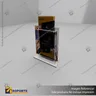 PORTA FOLLETO EN PORTA GRAFICA ACRILICO A6 (10.5*14.8 CMS) FORMATO T HORIZONTAL 1.5 MM, photo 2