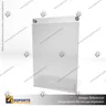 PORTA GRAFICA ACRILICO CON TARJETERO A4 (21*29.7 CMS) MURO VERTICAL 2 MM + SET EMBELLECEDOR, photo 2