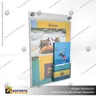 PORTA GRAFICA ACRILICO CON PORTA FOLLETO A4 (21*29.7 CMS) MURO VERTICAL 2 MM + SET EMBELLECEDOR, foto 3