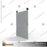 PORTA GRAFICA ACRILICO A6 (10.5*14.8 CMS) FORMATO MURO VERTICAL 1.5 MM + SET EMBELLECEDORES, foto 3