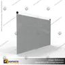 PORTA GRAFICA ACRILICO A3 (29.7*42 CMS) FORMATO MURO HORIZONTAL 2.5 MM + SET EMBELLECEDORES, foto 4