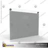 PORTA GRAFICA ACRILICO A4 (21*29.7 CMS) FORMATO MURO HORIZONTAL 2.0 MM + SET EMBELLECEDORES, foto 3