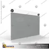 PORTA GRAFICA ACRILICO A5 (14.8*21 CMS) FORMATO MURO HORIZONTAL 1.5 MM + SET EMBELLECEDORES, foto 8
