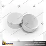 PORTA GRAFICA ACRILICO A6 (10.5*14.8 CMS) FORMATO MURO HORIZONTAL 1.5 MM + SET EMBELLECEDORES, foto 5