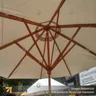 QUITASOL SOMBRILLA DE MADERA DE 4 MTS LONA COLOR AZUL REY, foto 4